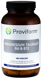 Magnesium tauraat B6 &amp; B12 Proviform 180vc