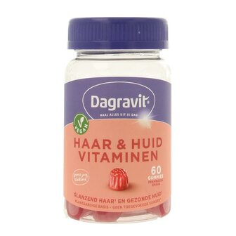 Huid en haar vitamine gummies Dagravit 60st