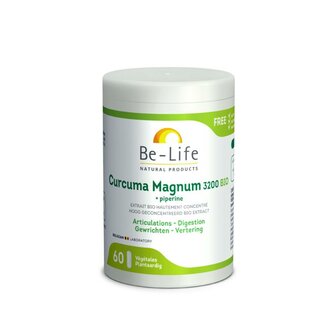 Curcuma magnum 3200 + piperine bio Be-Life 60sft