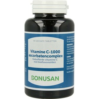 Vitamine C 1000mg ascorbaten Bonusan 90tb