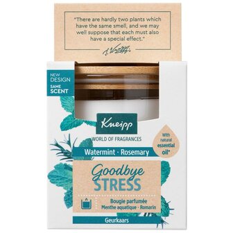 Geurkaars goodbye stress Kneipp 145g