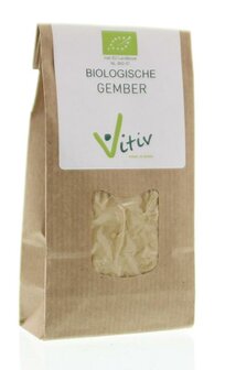 Gember gemalen bio Vitiv 100g