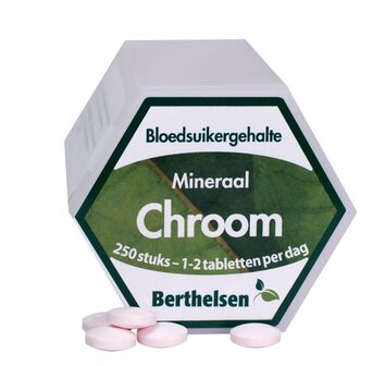 Chroom picolinaat 62,5 mcg Berthelsen 250tb