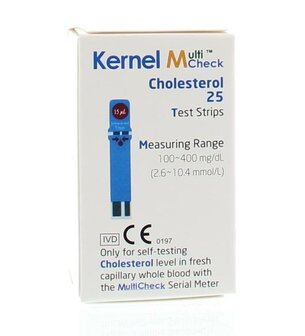 Multicheck cholesterol strips Testjezelf.nu 25st