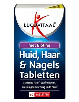 Huid haar nagels+biotine Lucovitaal 60tb