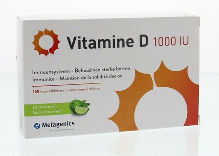 Vitamine D 1000IU Metagenics 168tb