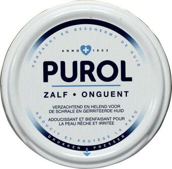 Gele zalf blikje Purol 50ml