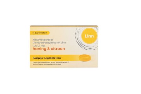 Keelpijn honing &amp; citroen Linn 24zt