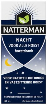 Nacht voor alle hoest volwassen Natterman 150ml