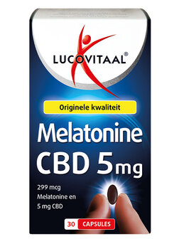 Melatonine CBD 5mg Lucovitaal 30ca