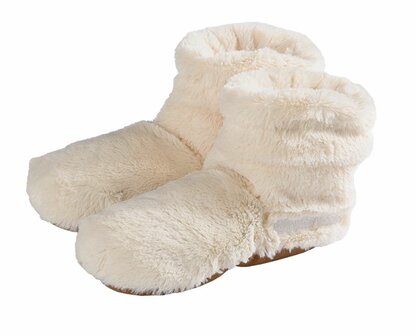 Slippies boots deluxe beige maat 37-42 Warmies 1paar