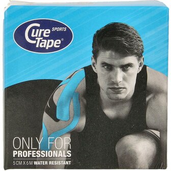 Sports blauw 5cm x 5m Curetape 1st