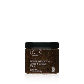 Intense exfoliation coffee &amp; sugar scrub vegan Joik 180g