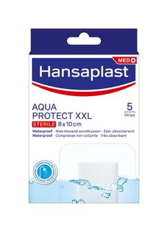 Aqua protect antibacterieel XXL Hansaplast 5st