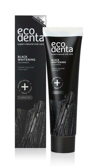 Tandpasta whitening houtskool extra black Ecodenta 100ml