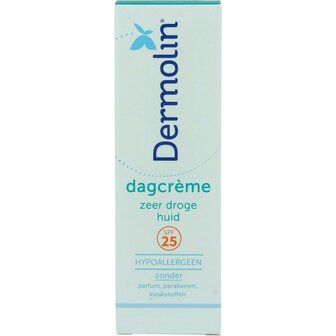 Dagcreme zeer droge huid Dermolin 50ml