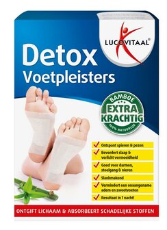 Detox voetpleisters Lucovitaal 10st