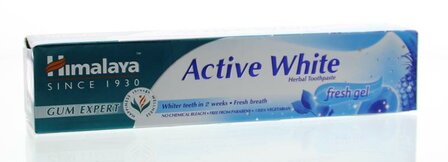Herbal tandpasta active white Himalaya 75ml