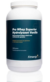 Pro whey superior hydrolysate vanille Fittergy 1000g