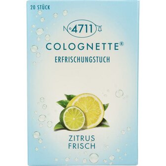 Colognettes lemon 4711 20st