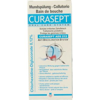 ADS Mondspoelmiddel - 0,120% chloorhexidine Curasept 200ml