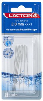 Interdental cleaner XXXS 2mm Lactona 8st