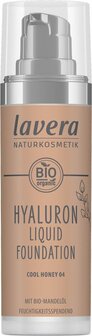 Hyaluron liquid foundation cool honey 04 bio Lavera 30ml