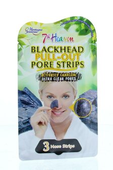 7th Heaven gezichtsmasker charcoal pore strips Montagne 3st