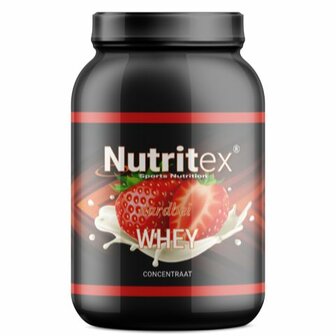 Whey proteine aardbei Nutritex 750g