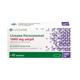 Paracetamol 1000mg Livsane 10zp