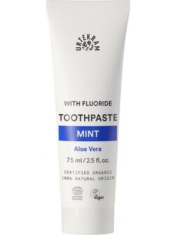 Tandpasta mint fluoride Urtekram 75ml