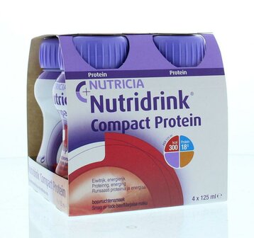 Compact protein rode vruchten 125 gram Nutridrink 4x125g