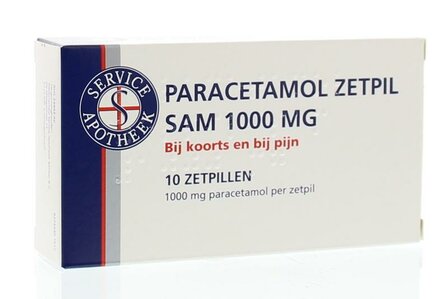 Paracetamol 1000mg Service Apotheek 10zp