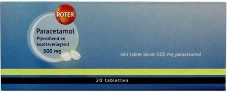 Paracetamol 500 mg Roter 20tb