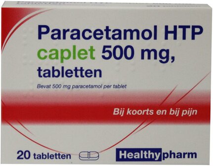 Paracetamol caplet 500 Healthypharm 20tb