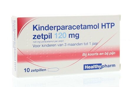 Paracetamol kind 120mg Healthypharm 10zp