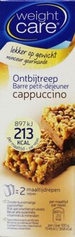 Ontbijtreep capuccino Weight Care 116g