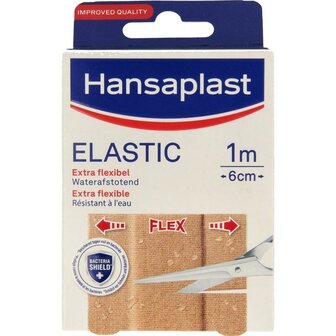 Elastic &amp; waterafstotend 1m x 6cm Hansaplast 1st