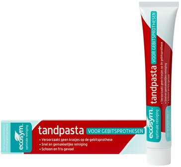 Tandpasta voor gebitsprotese Ecosym 75ml