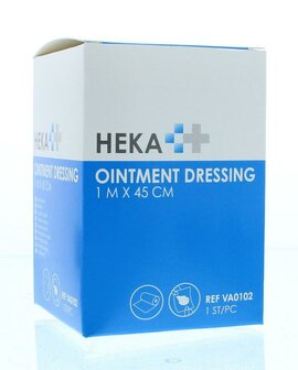 Ointment dressing/Engels pluksel 1m x 45cm Heka 1st