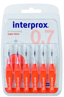 Premium super micro oranje 0.7mm Interprox 6st