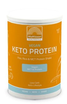 Vegan Keto protein shake - pea, rice &amp; MCT Mattisson 350g