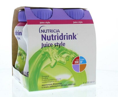 Juice style appel Nutridrink 4st
