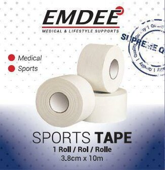 Sport tape 3.8cm x 10m wit Emdee 1st