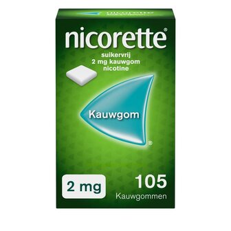 Kauwgom 2mg classic Nicorette 105st