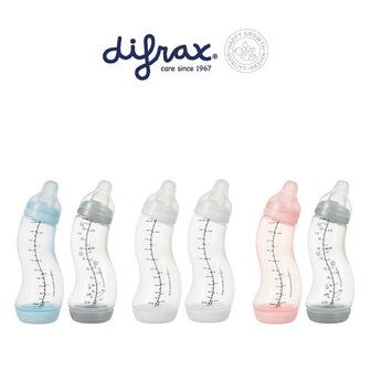 S-fles duopack 250ml natural Difrax 1set