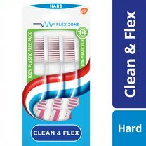 Tandenborstel clean &amp; flex hard Aquafresh 3st