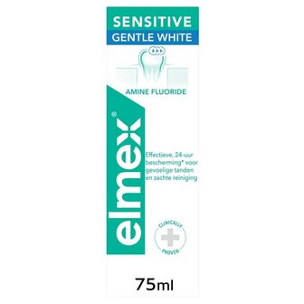 Tandpasta sensitive gentle white Elmex 75ml