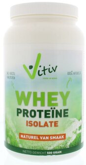 Whey proteine isolaat Vitiv 500g