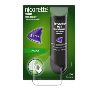 Mondspray mint 1mg Nicorette 13.2ml